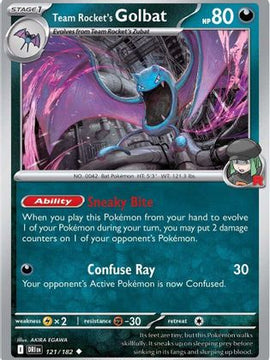 Team Rocket's Golbat 121 - SV10 Destined Rivals