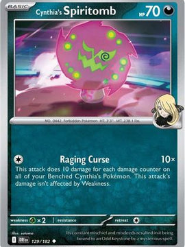 Cynthia's Spiritomb 129 - SV10 Destined Rivals