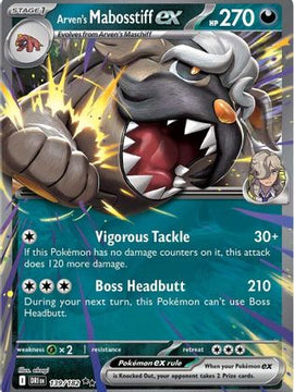 Arven's Mabosstiff ex - 139/182 139 - SV10 Destined Rivals Holofoil