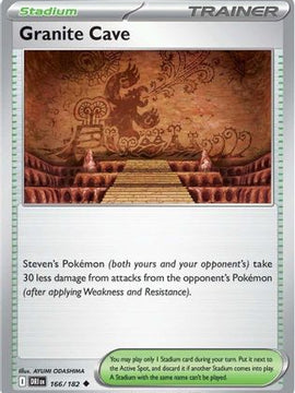 Granite Cave 166 - SV10 Destined Rivals Reverse Holofoil