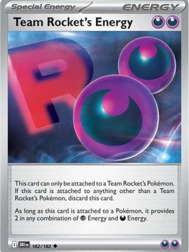 Team Rocket's Energy 182 - SV10 Destined Rivals