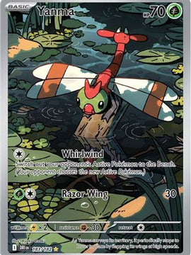 Yanma - 183/182 183 - SV10 Destined Rivals Holofoil