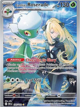 Cynthia's Roserade - 184/182 184 - SV10 Destined Rivals Holofoil