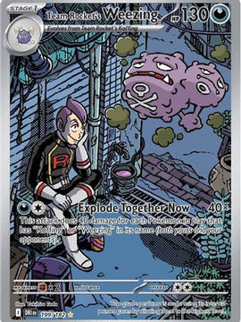 Team Rocket's Weezing - 199/182 199 - SV10 Destined Rivals Holofoil