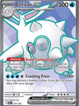 Cetitan ex - 210/182 210 - SV10 Destined Rivals Holofoil