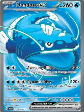 Dondozo ex - 211/182 211 - SV10 Destined Rivals Holofoil