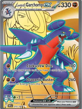 Cynthia's Garchomp ex - 215/182 215 - SV10 Destined Rivals Holofoil