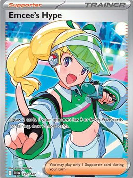 Emcee's Hype - 220/182 220 - SV10 Destined Rivals Holofoil