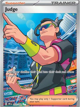 Judge - 222/182 222 - SV10 Destined Rivals Holofoil