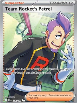 Team Rocket's Petrel - 226/182 226 - SV10 Destined Rivals Holofoil