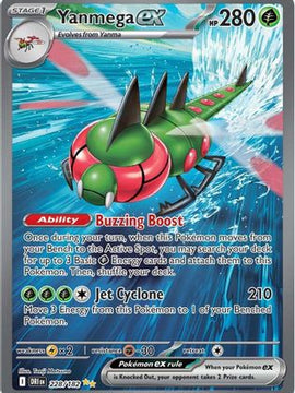 Yanmega ex - 228/182 228 - SV10 Destined Rivals Holofoil
