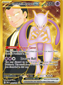 Team Rocket's Mewtwo ex - 240/182 240 - SV10 Destined Rivals Holofoil