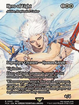 Hero of Light - Adeline, Resplendent Cathar (Showcase) (FCA-001) - FINAL FANTASY: Through the Ages