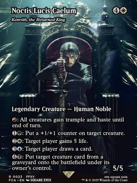 Noctis Lucis Caelum - Kenrith, the Returned King (Showcase) (FCA-023) - FINAL FANTASY: Through the Ages