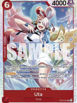 Uta (ST23-001) - Starter Deck 23: RED Shanks Foil