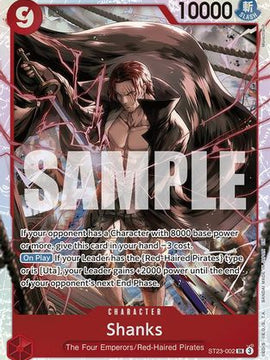 Shanks (002) (ST23-002) - Starter Deck 23: RED Shanks Foil