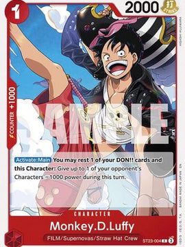 Monkey.D.Luffy (ST23-004) - Starter Deck 23: RED Shanks