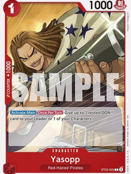 Yasopp (ST23-005) - Starter Deck 23: RED Shanks