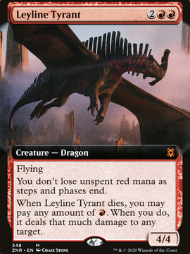 Leyline Tyrant (ZNR-348) - Zendikar Rising: (Extended Art)