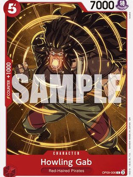 Howling Gab (Reprint) (OP09-006) - Starter Deck 23: RED Shanks