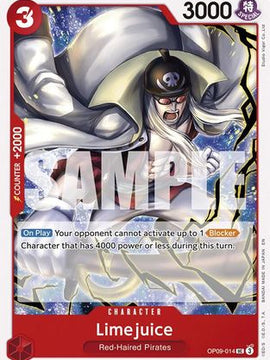 Limejuice (Reprint) (OP09-014) - Starter Deck 23: RED Shanks