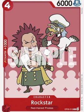 Rockstar (Reprint) (OP09-016) - Starter Deck 23: RED Shanks