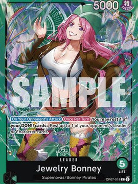 Jewelry Bonney (OP07-019) (OP07-019) - Starter Deck 24: GREEN Jewelry Bonney Foil