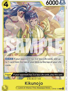 Kikunojo (Reprint) (OP06-104) - Starter Deck 28: GREEN/YELLOW Yamato
