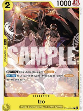 Izo (ST28-002) - Starter Deck 28: GREEN/YELLOW Yamato