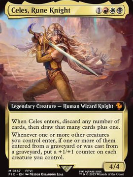 Celes, Rune Knight (Extended Art) (FIC-167) - Commander: FINAL FANTASY Foil
