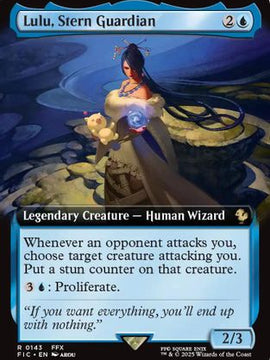Lulu, Stern Guardian (Extended Art) (FIC-143) - Commander: FINAL FANTASY Foil
