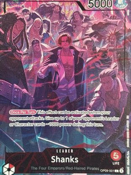 Shanks (English Version 2nd Anniversary Set) (OP09-001) - One Piece Promotion Cards Foil