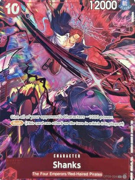 Shanks (004) (English Version 2nd Anniversary Set) (OP09-004) - One Piece Promotion Cards Foil