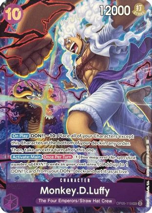 Monkey.D.Luffy (119) (English Version 2nd Anniversary Set) (OP05