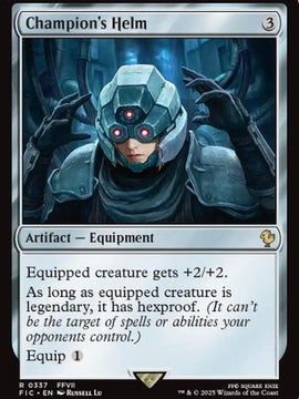 Champion's Helm (Surge Foil) (FIC-337) - Commander: FINAL FANTASY Foil