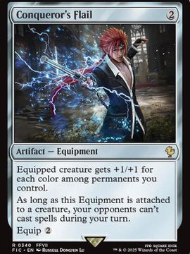 Conqueror's Flail (Surge Foil) (FIC-340) - Commander: FINAL FANTASY Foil