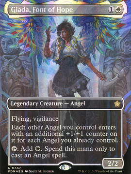 Giada, Font of Hope (FDN-367) - Foundations (Borderless) Foil