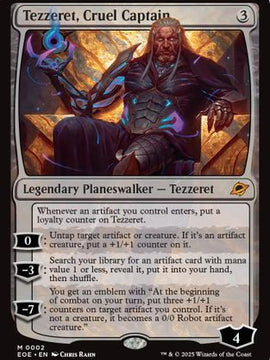Tezzeret, Cruel Captain (EOE-002) - Edge of Eternities Foil
