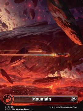 Mountain (0265) (Borderless) (EOE-265) - Edge of Eternities Foil