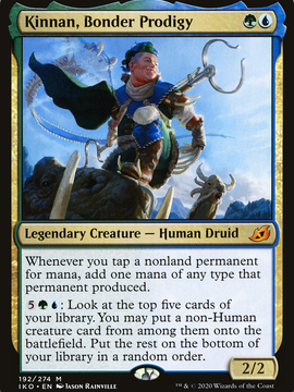 Kinnan, Bonder Prodigy (IKO-192) - Ikoria: Lair of Behemoths Foil