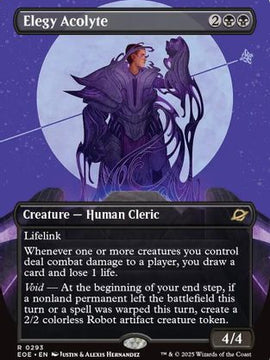Elegy Acolyte (Borderless) (EOE-293) - Edge of Eternities Foil
