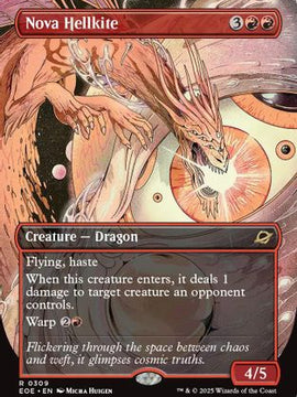 Nova Hellkite (Borderless) (EOE-309) - Edge of Eternities Foil