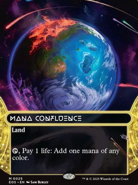 Mana Confluence (0025) (Borderless) (EOS-025) - Edge of Eternities: Stellar Sights Foil