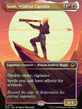 Sami, Wildcat Captain (Borderless) (EOE-301) - Edge of Eternities
