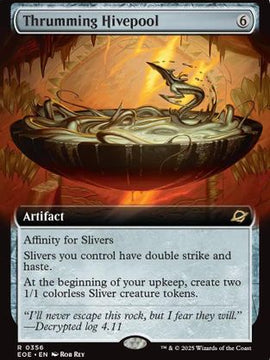 Thrumming Hivepool (Extended Art) (EOE-356) - Edge of Eternities