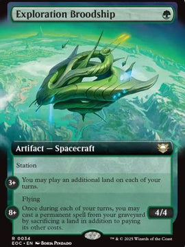 Exploration Broodship (Extended Art) (EOC-034) - Commander: Edge of Eternities