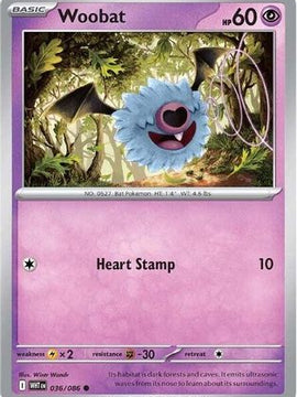 Woobat 36 - SV White Flare