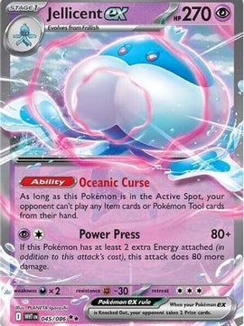 Jellicent ex 45 - SV White Flare Holofoil