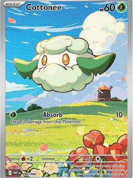 Cottonee - 090/086 90 - SV White Flare Holofoil