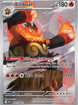 Emboar - 098/086 98 - SV White Flare Holofoil
